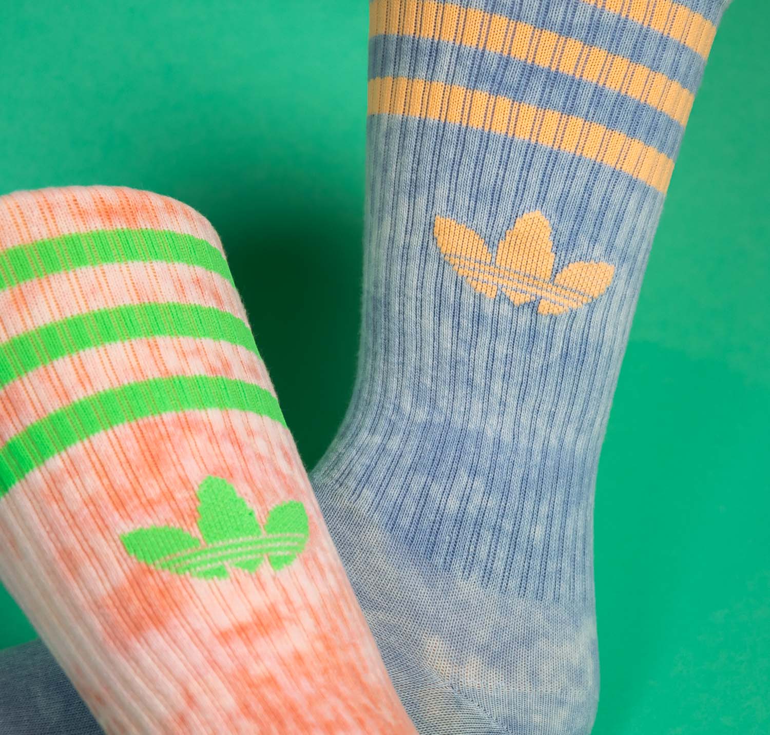 adidas Originals Tie Dye Crew Sock 2Pack - Sky Blush