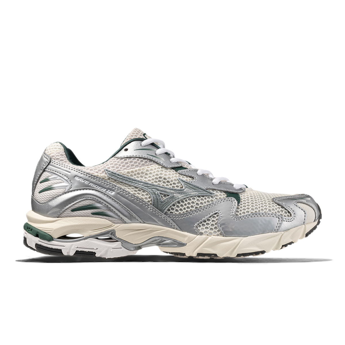 Wave Rider 10 - Snow White Green