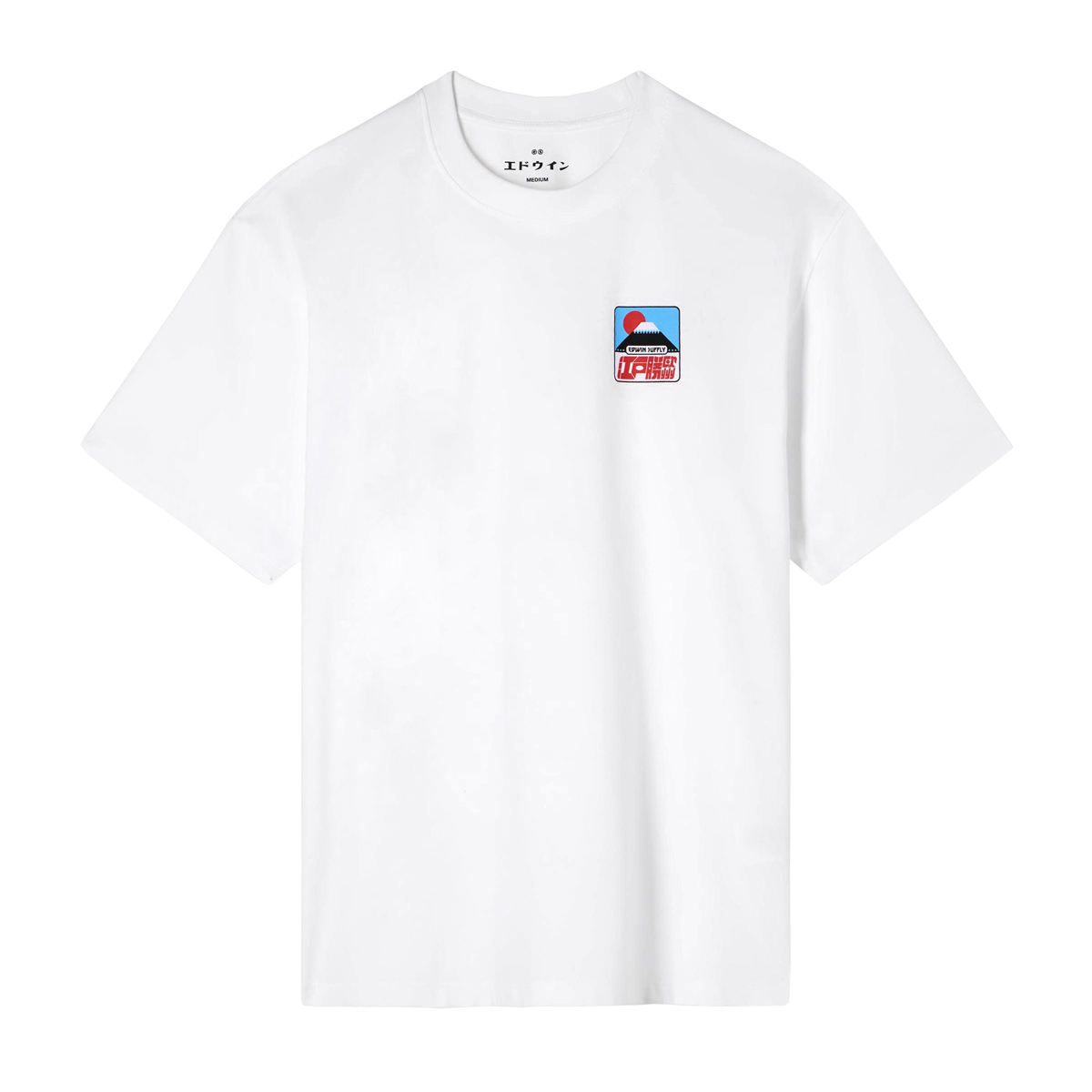 Sunset On Fuji San - Oversized T-Shirt - White