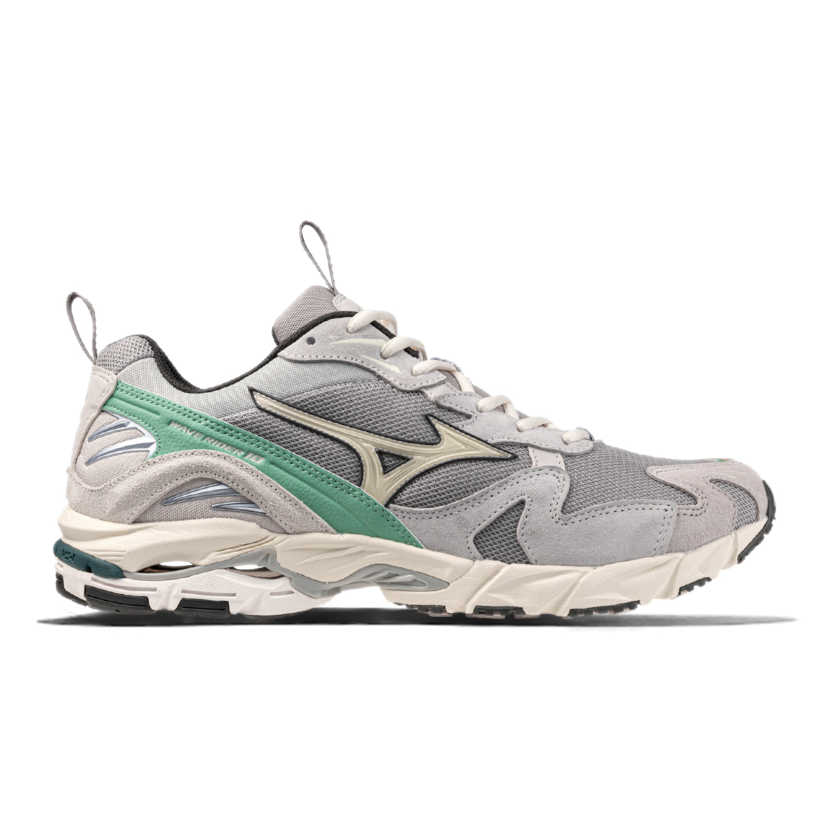 Wave Rider 10 Premium Suede - Opal Gray Mint