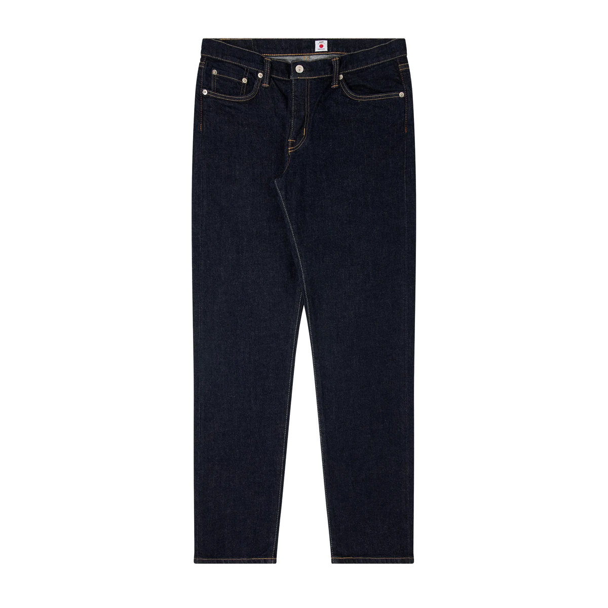 Regular Tapered Jeans - Made In Japan - Kaihara Pure Indigo Stretch Denim 13oz - Blue Rinsed