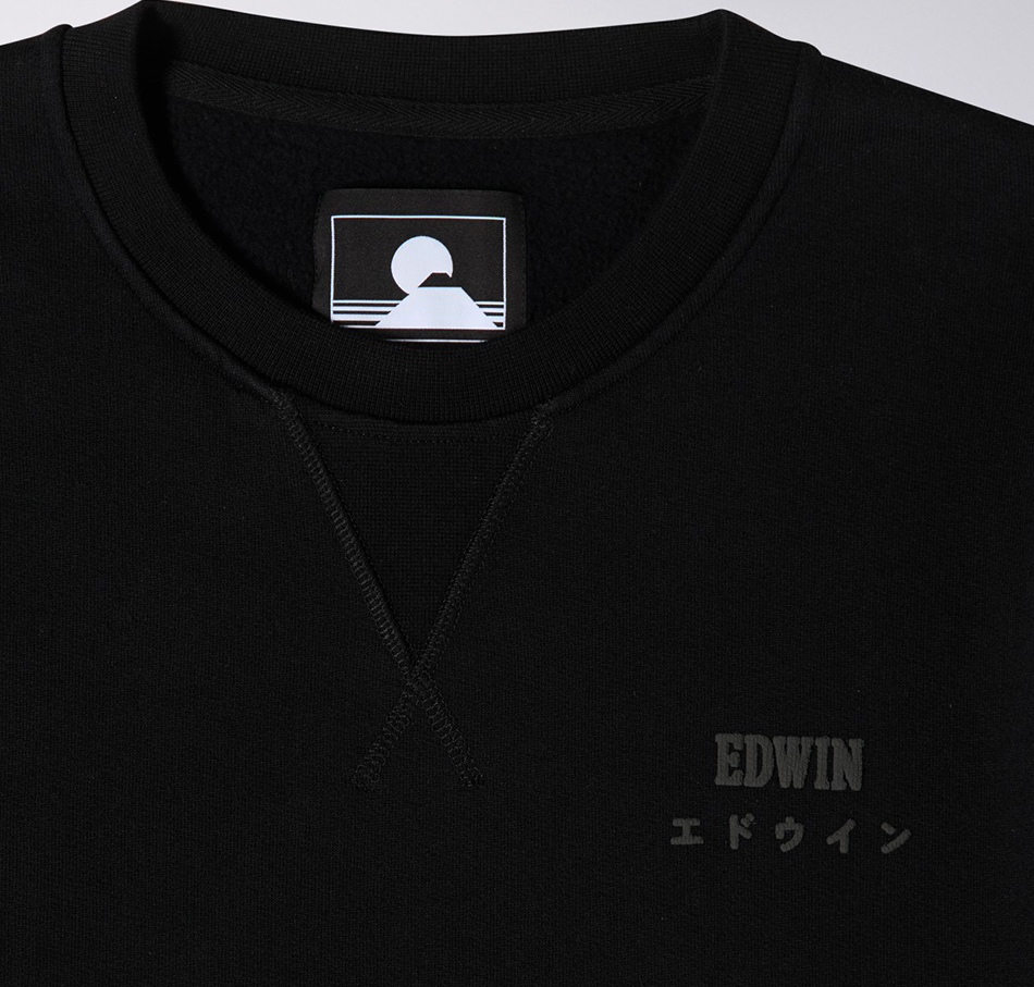 Edwin Base Crew Sweat - Black