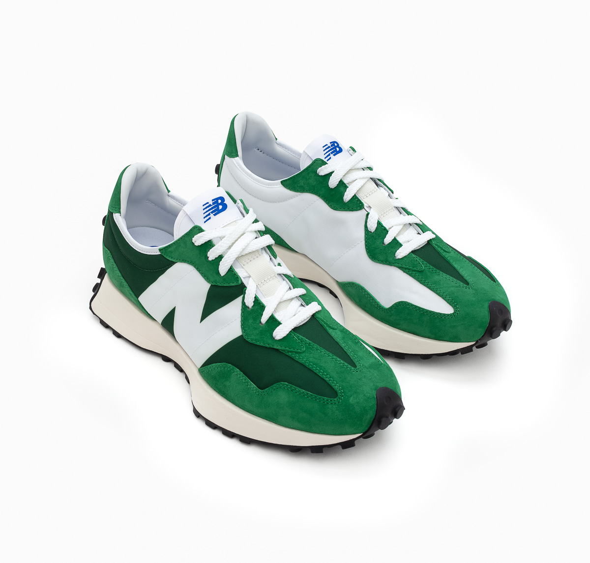 New Balance 327 - Varsity Green pair