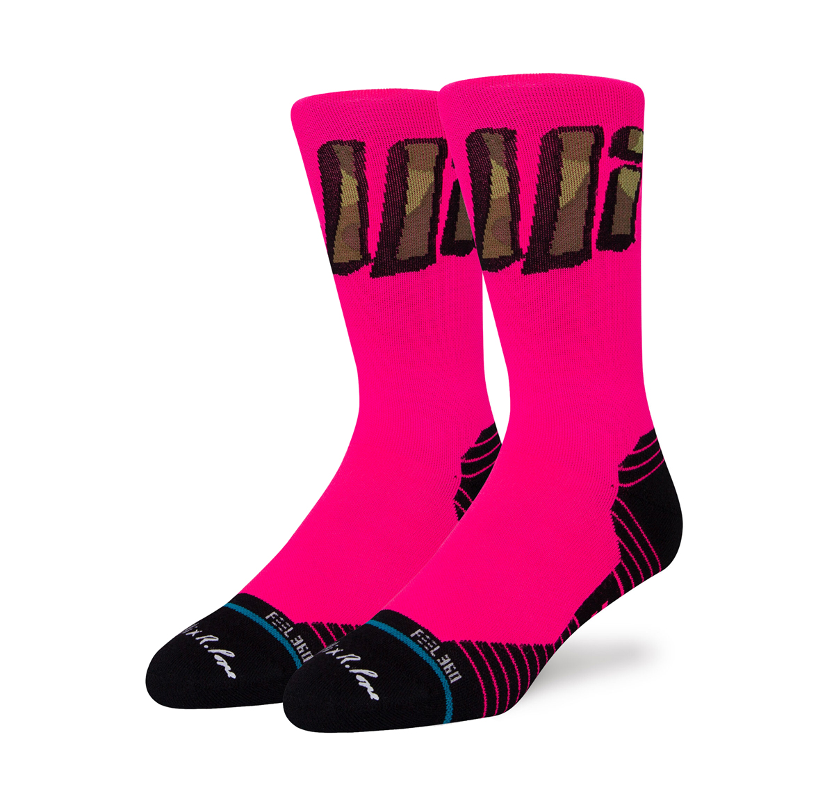 Stance Cinelli - Russ Pope - Performance Infiknit - Neon Pink mood