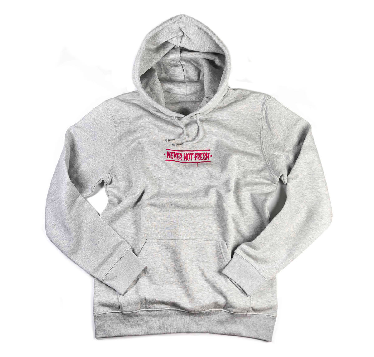 NOMAD Never Not Fresh Hood - Boogie - Heather Grey front