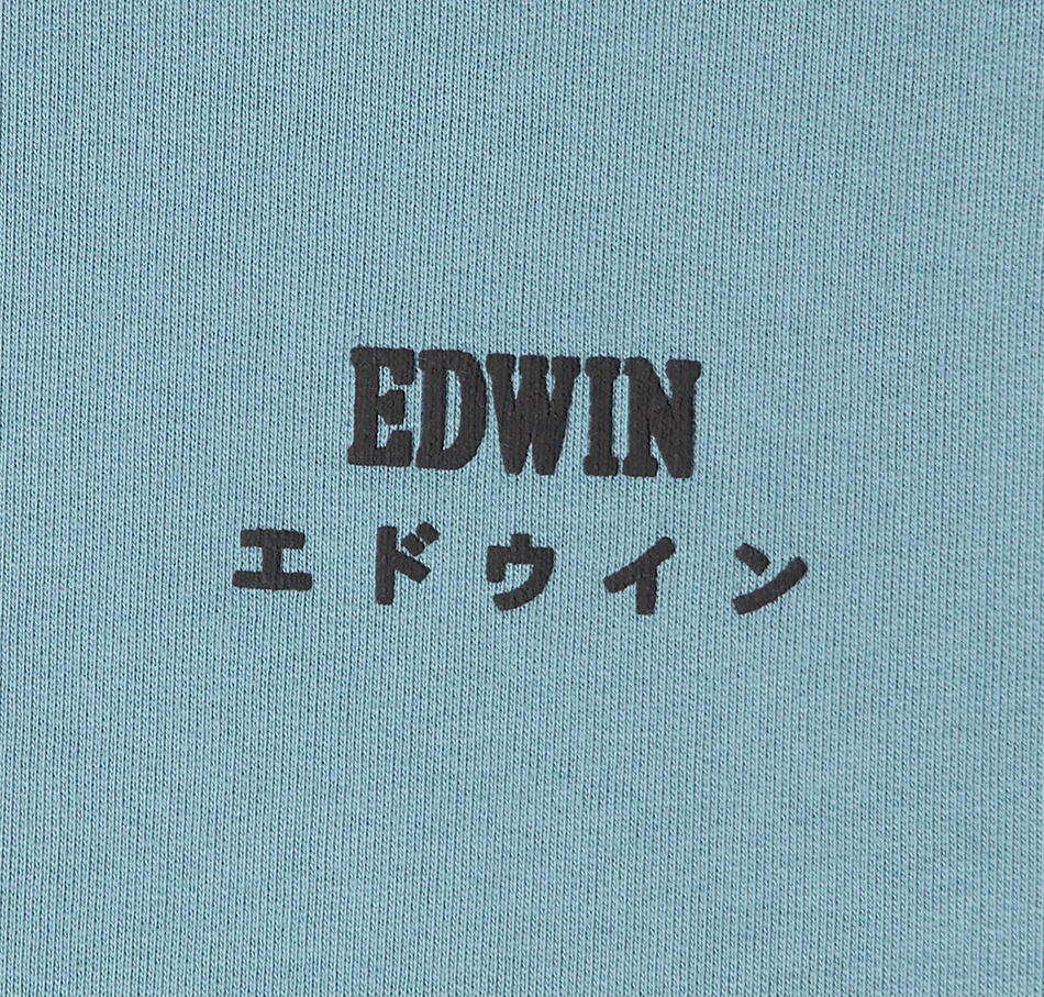 Edwin Base Crew Sweat - Arona Blue