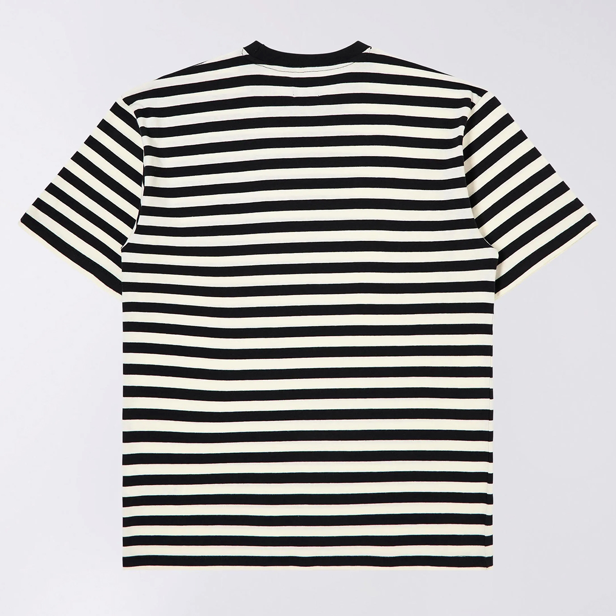 Basic Stripe Shirt - Regular Tee - Black White
