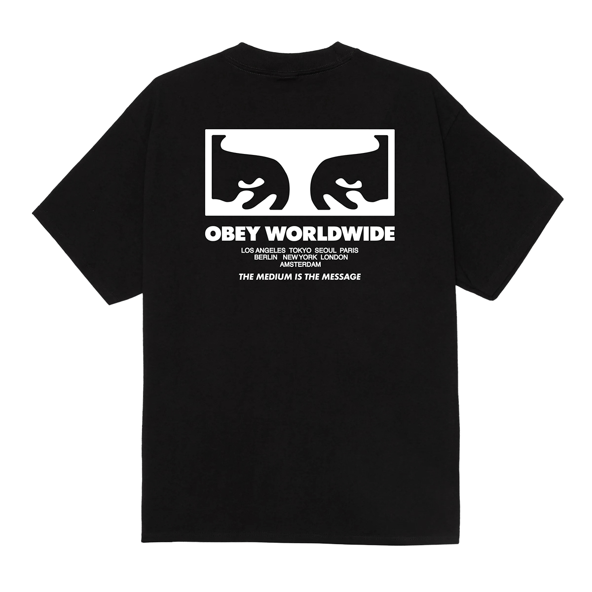 The Medium Is The Message T-Shirt - Black