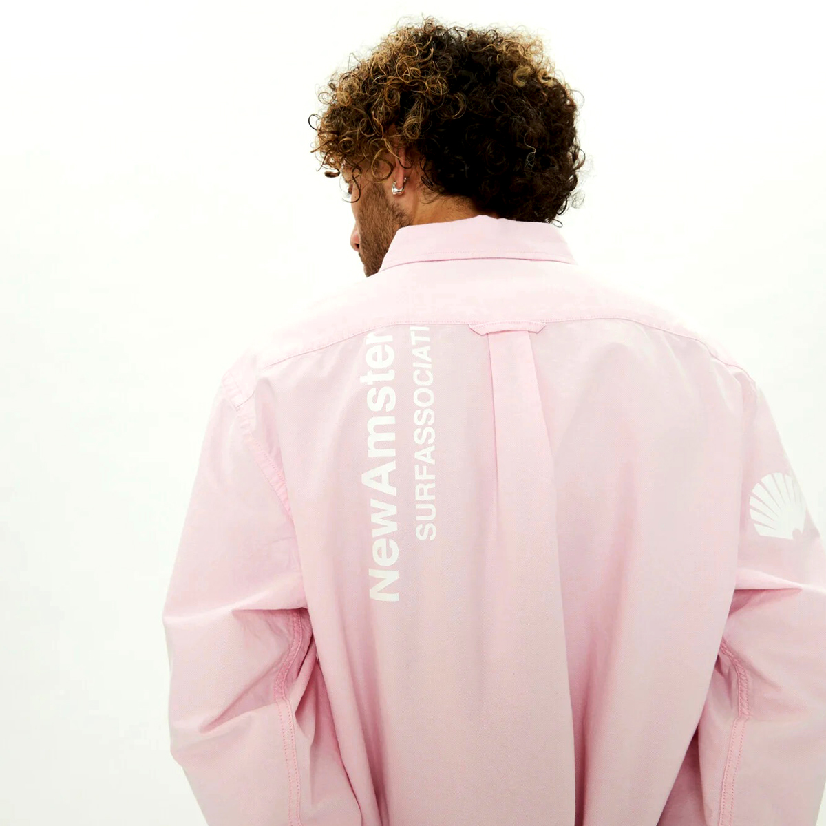 Logo Beach Shirt - Pink
