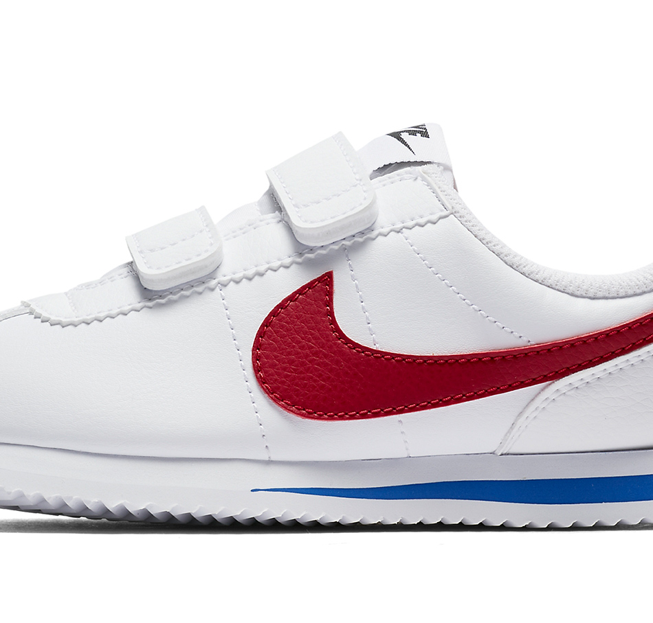 Nike Classic Cortez Leather OG Pre School - White Red Royal