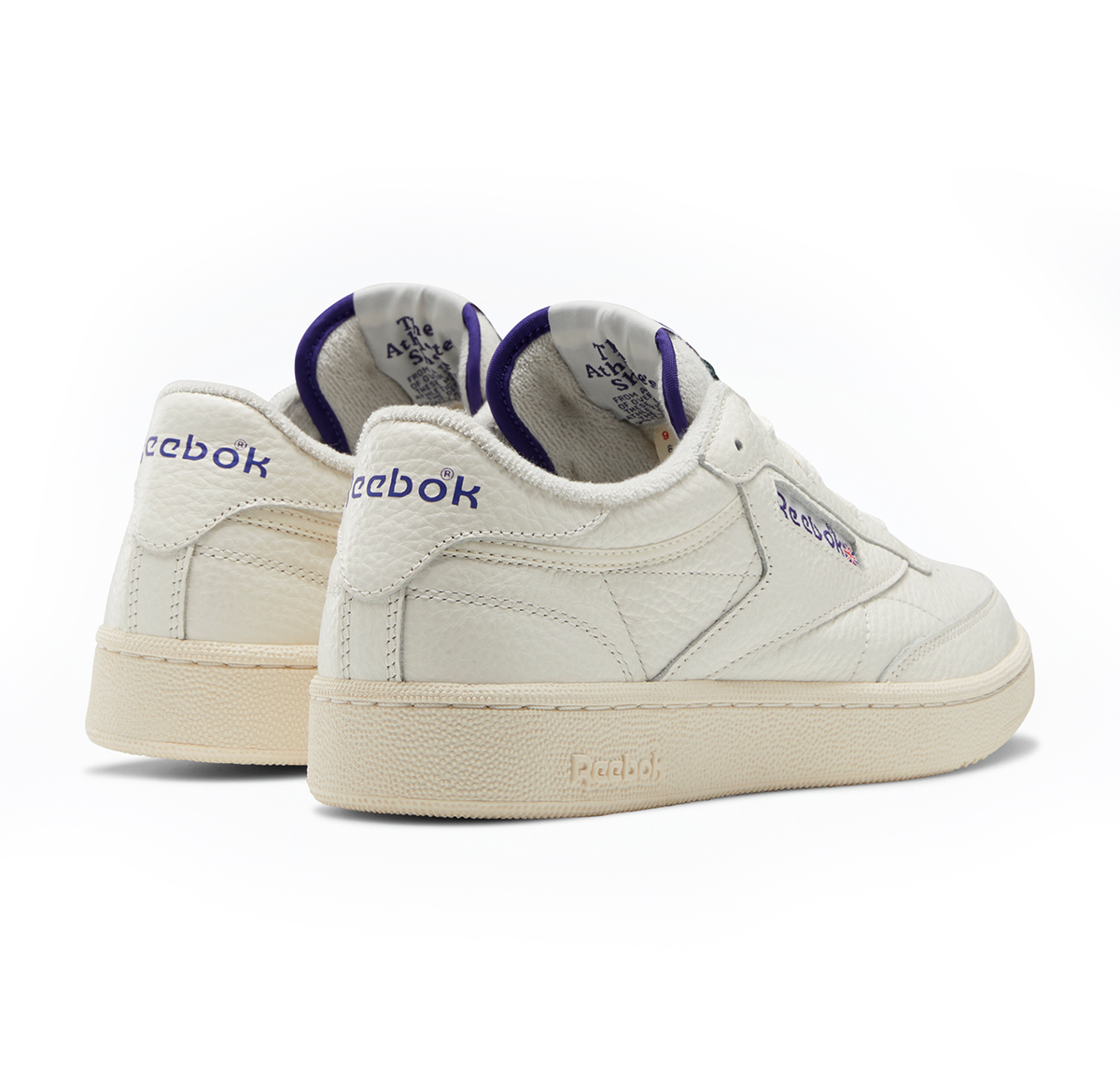 Crèmeweißer Reebok Club C 85 Terry 