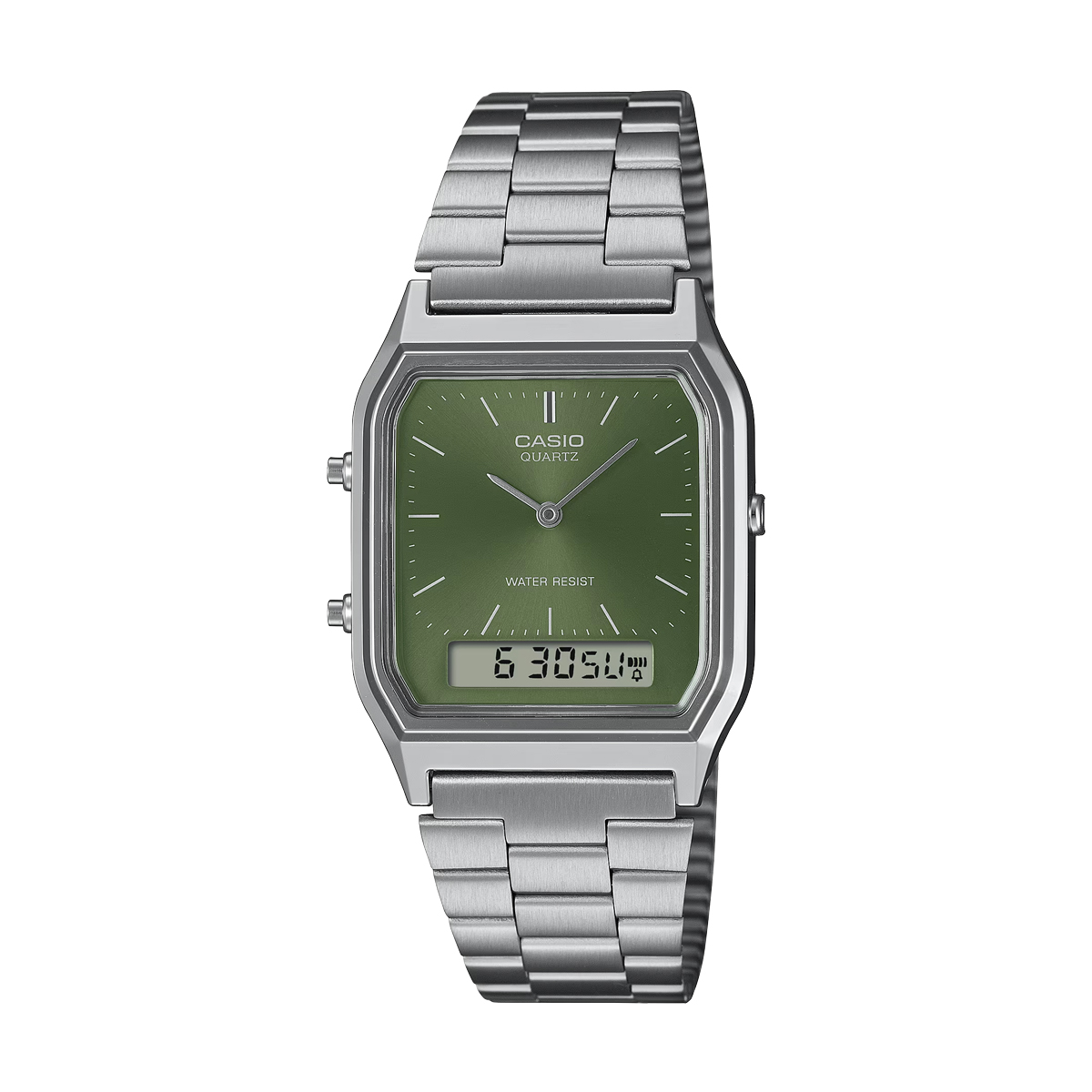 AQ-230A-3AMQY - Silver Green