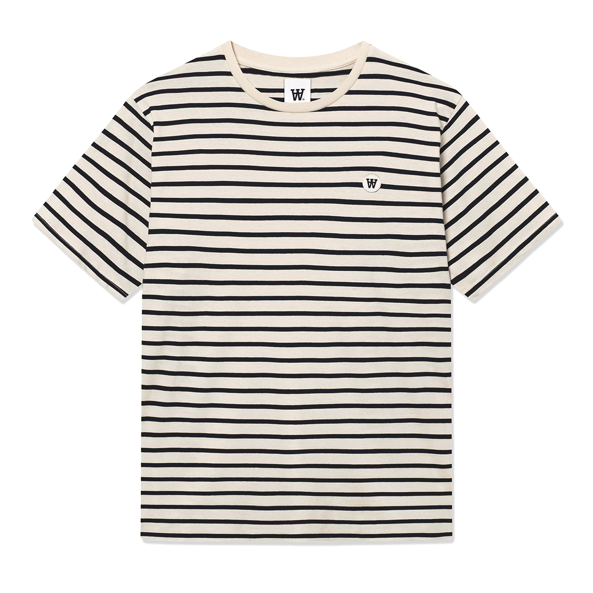 Ace Stripe T-Shirt - Black Cream