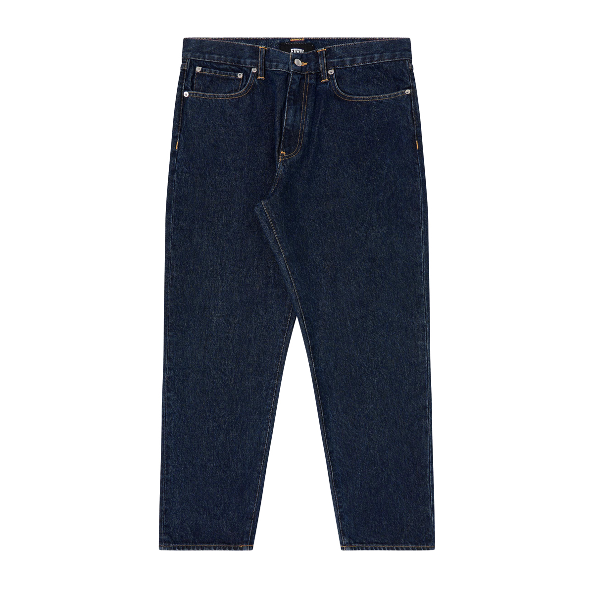 Cosmos Pant - Arctic Blue Denim 14,6 oz - Blue Dark Marble