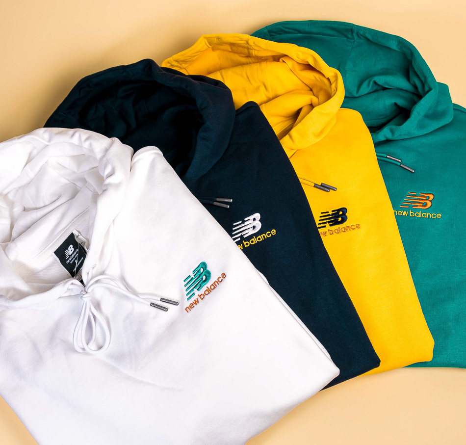 New Balance Essentials Embroidered Hoodie - Teal