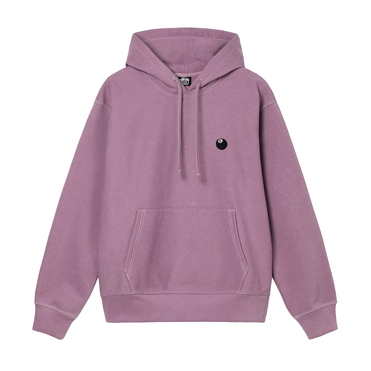 8 Ball Embroidered Hoodie - Orchid