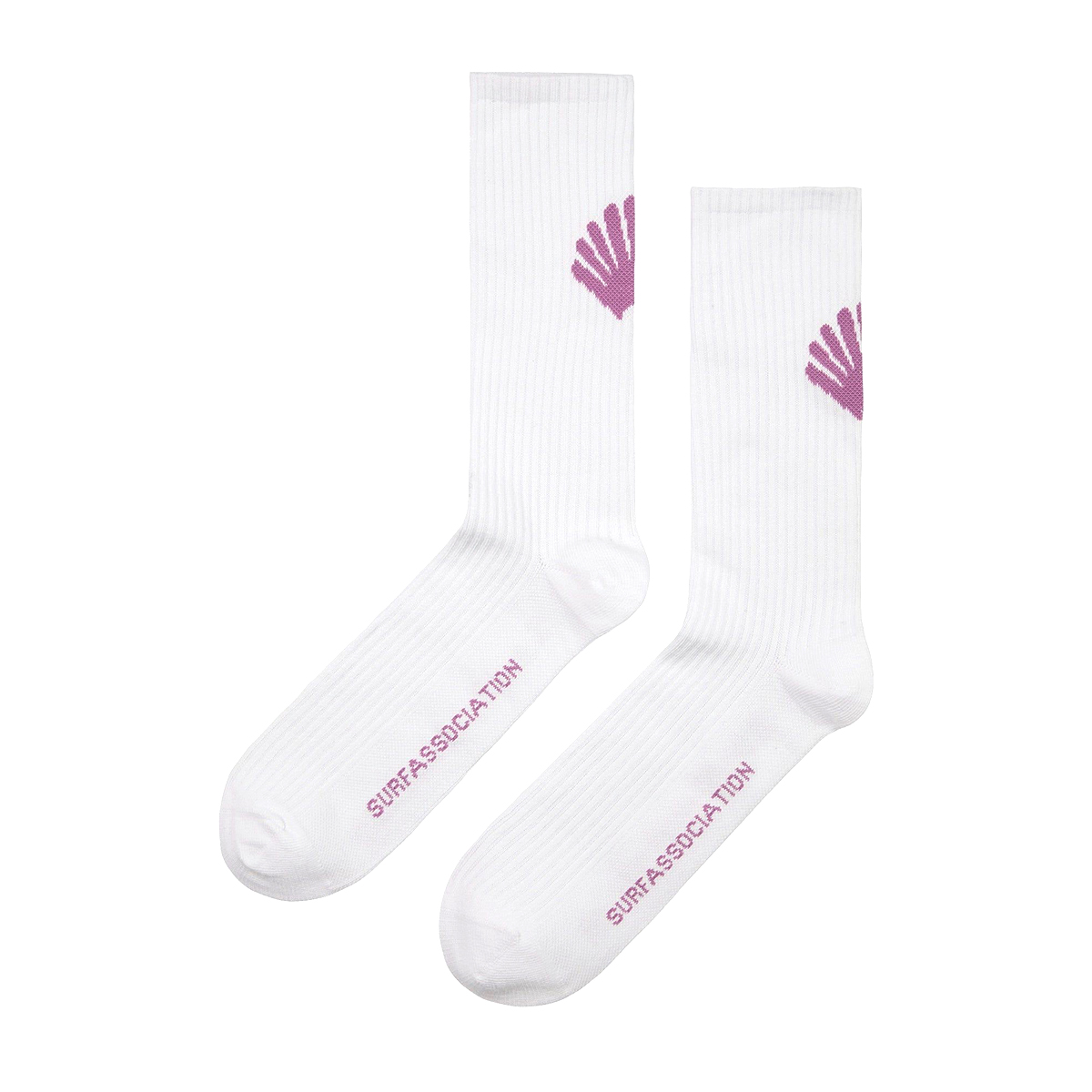 Logo Socks - White Purple
