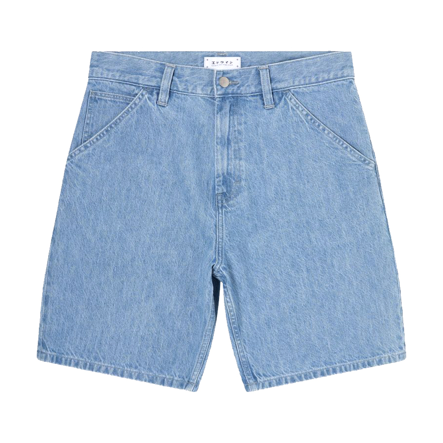 BRIDGER SHORT - 11 oz Portola Blue Denim - Blue Heavy Bleach