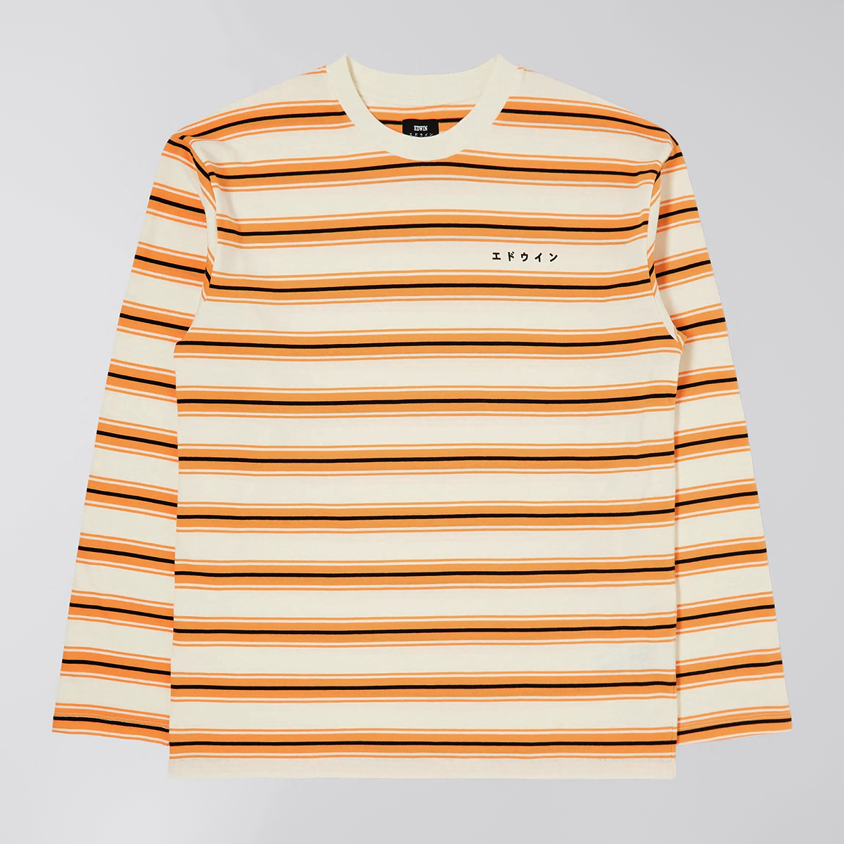 Quarter Longsleeve Shirt - Regular Tee - Orange