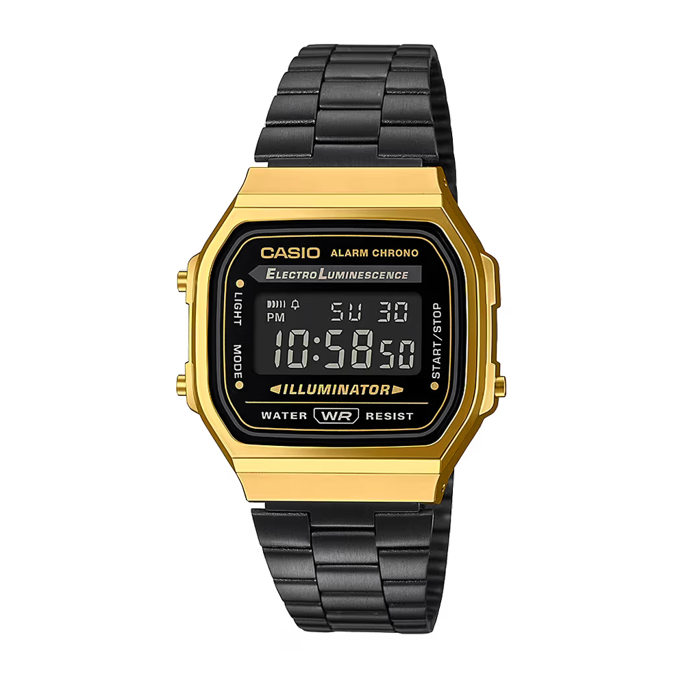 A168WEGB-1B - Vintage - Gold Black