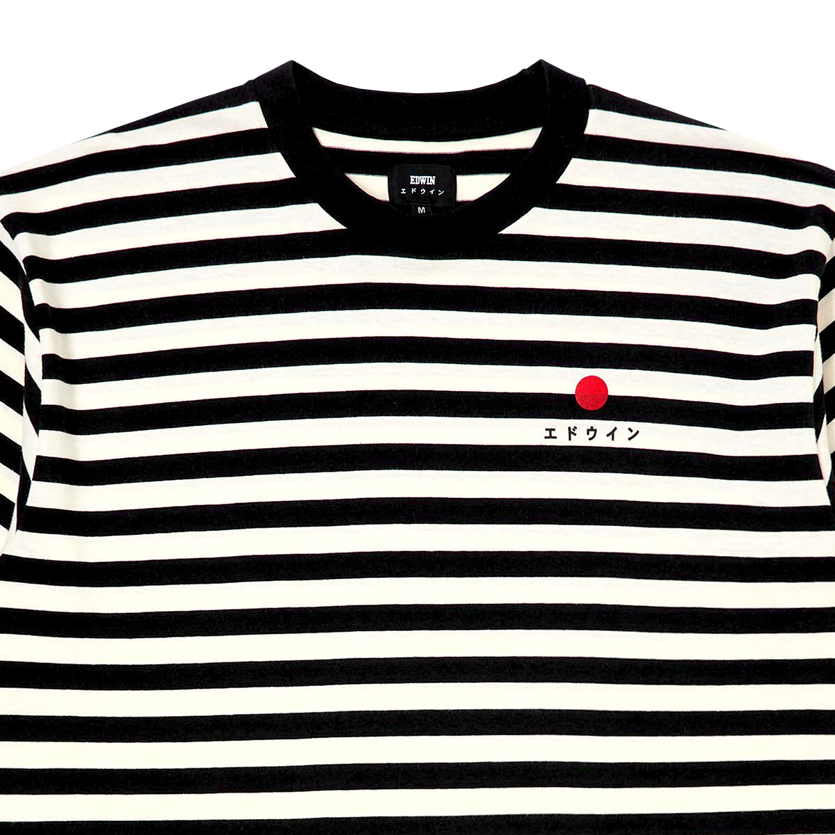 Basic Stripe Shirt - Regular Tee - Black White