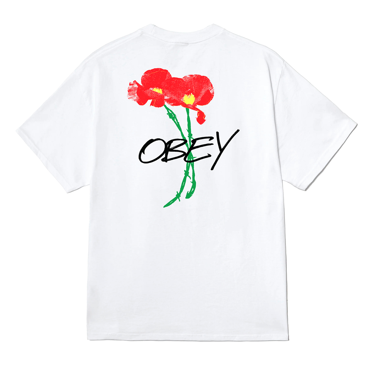 Poppies - Classic Fit T-Shirt - White
