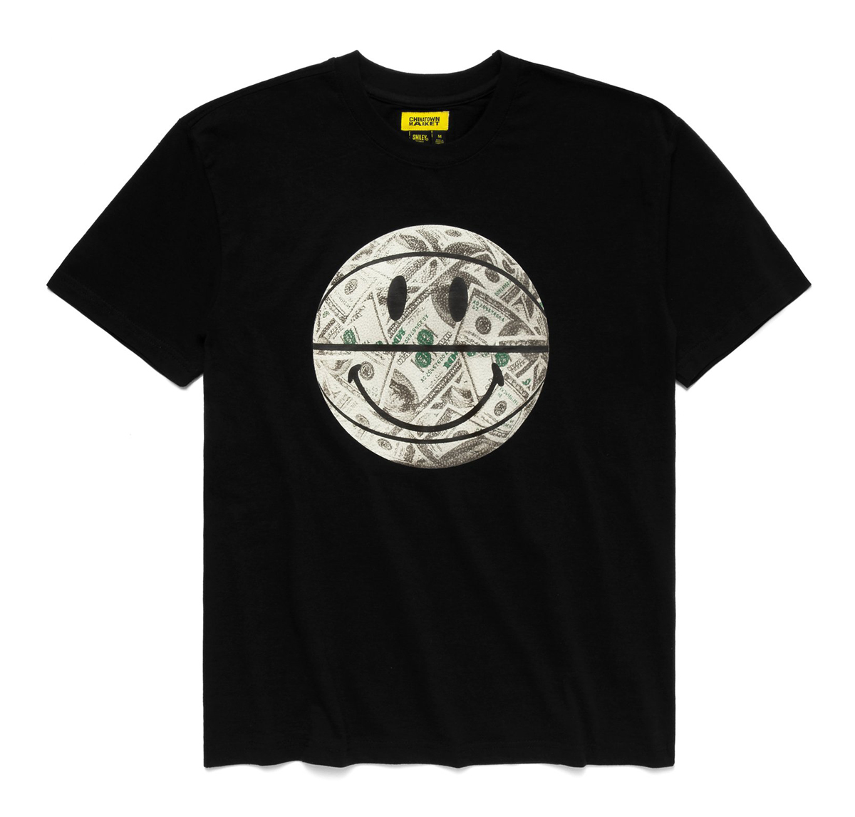 Chinatown Market Smiley Money Ball Shirt - Black front