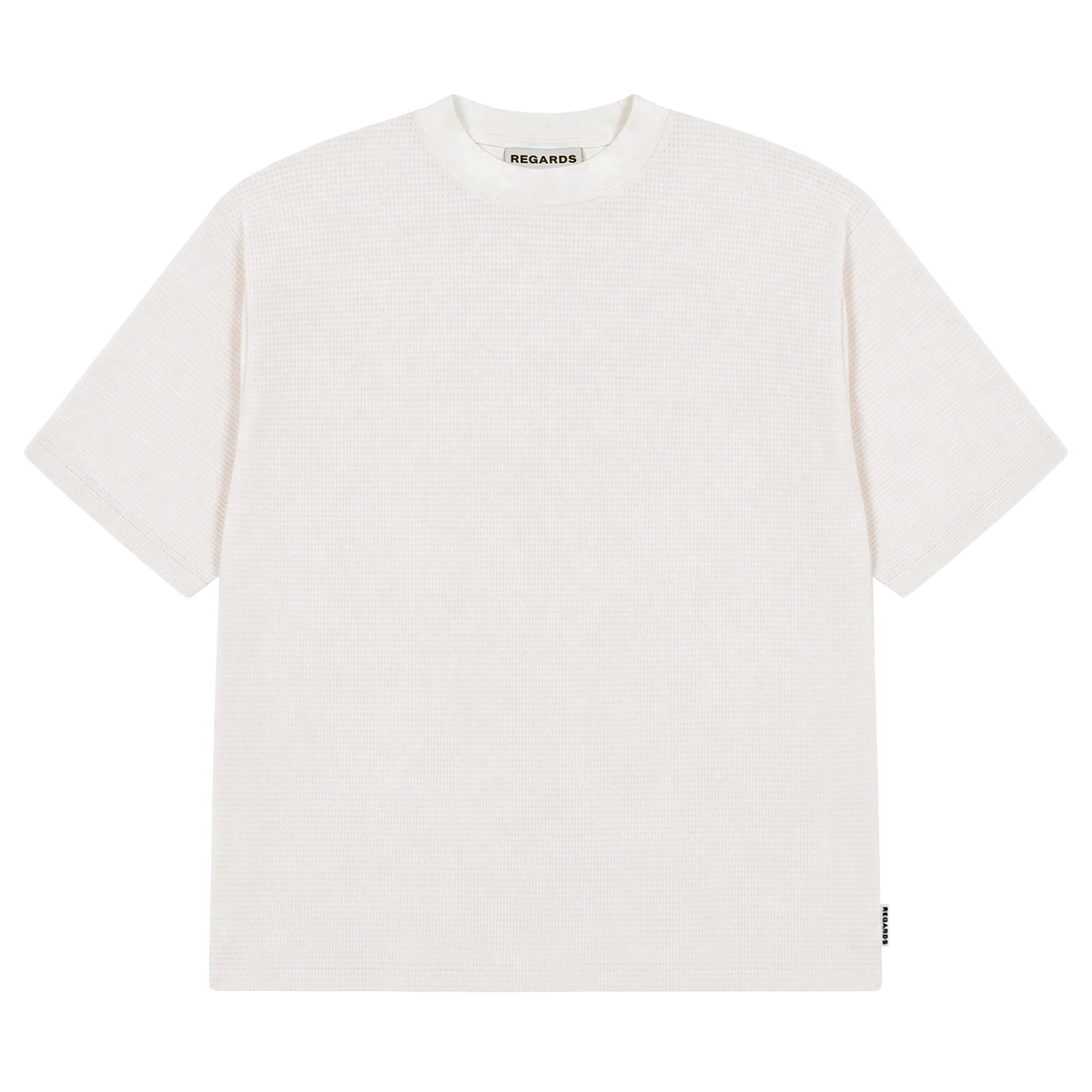 Waffle Oversize T-Shirt - Snow