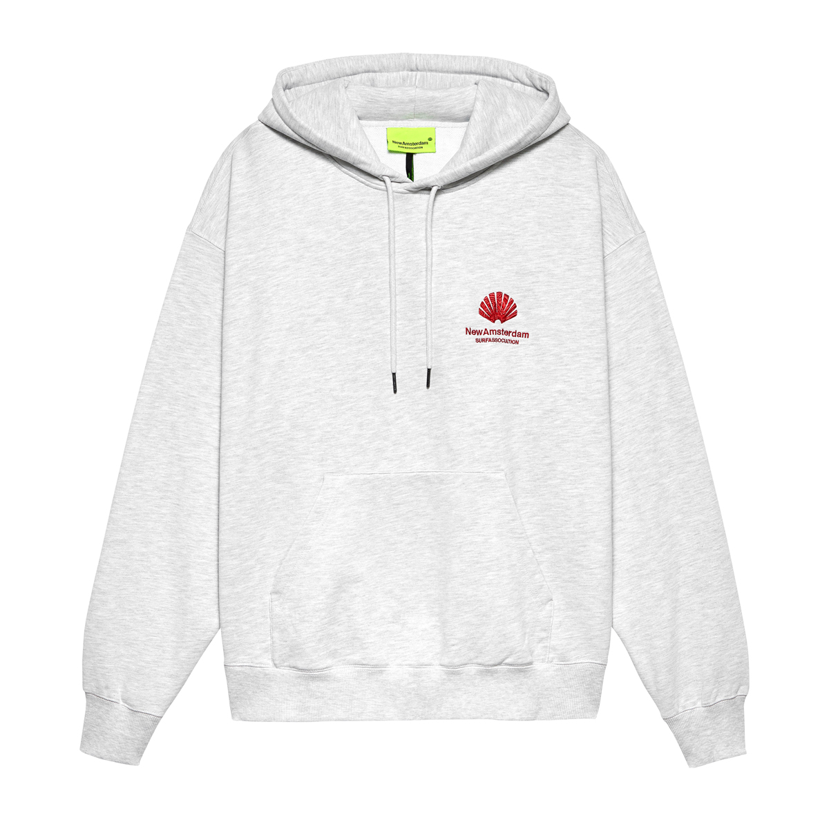 Logo Hoodie - Grey Red