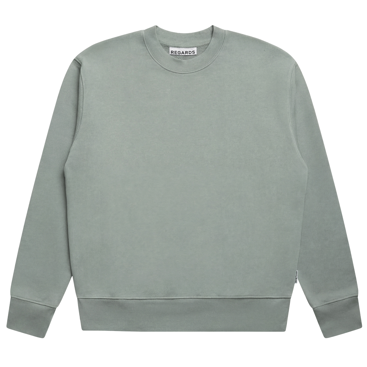 Relaxed Loopback Crewneck Sweatshirt - Frosted Moss