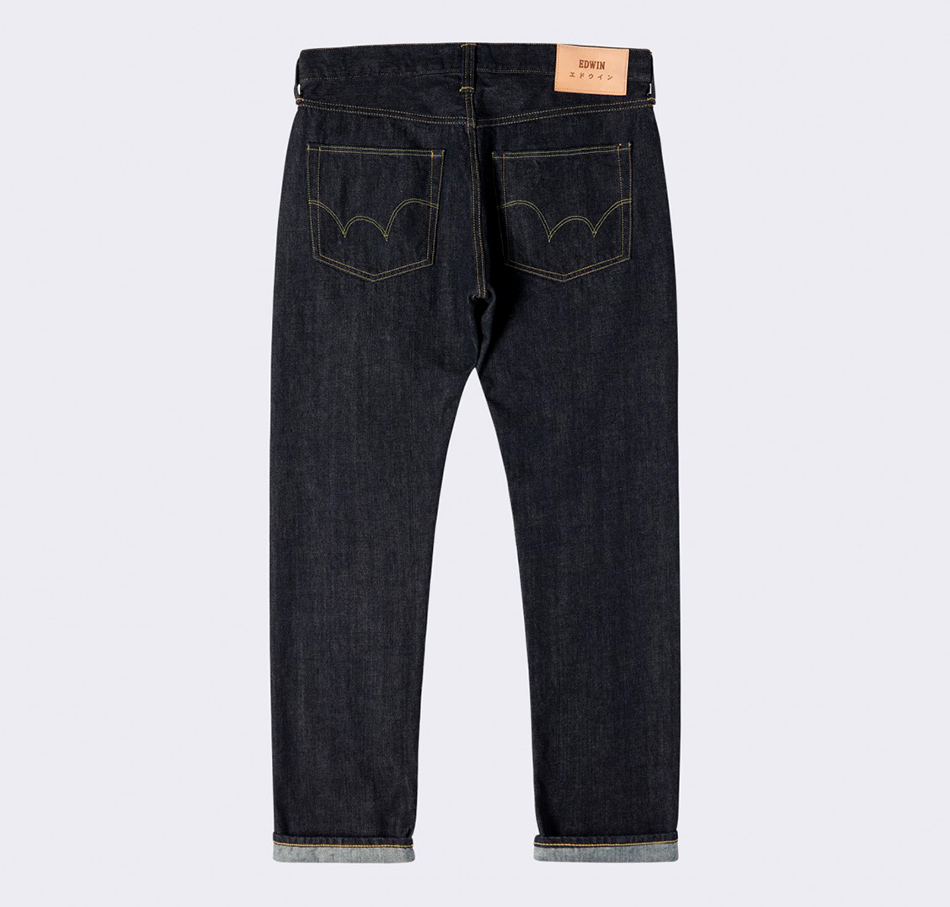 EDWIN ED-55 Red Listed Selvage Denim 14oz - Blue Rinsed