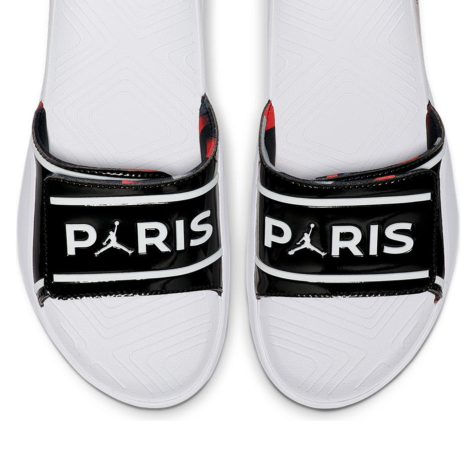 Nike Jordan Hydro 7 V2 Paris Saint-Germain Slide - Black White