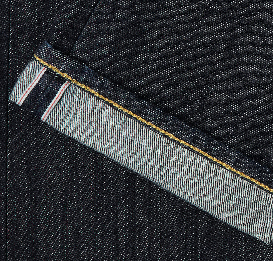 EDWIN ED-55 Red Listed Selvage Denim 14oz - Blue Rinsed
