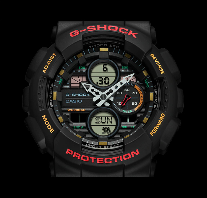 G-Shock GA-140-1A4ER - Black