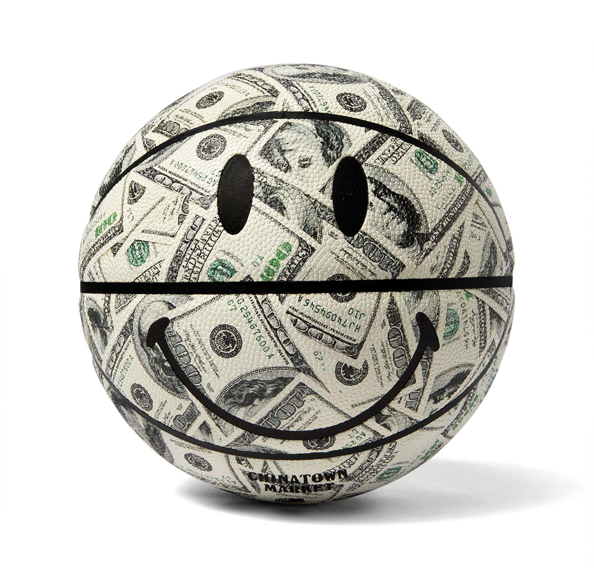 Chinatown Market Smiley Money Basketball - Size 7 front