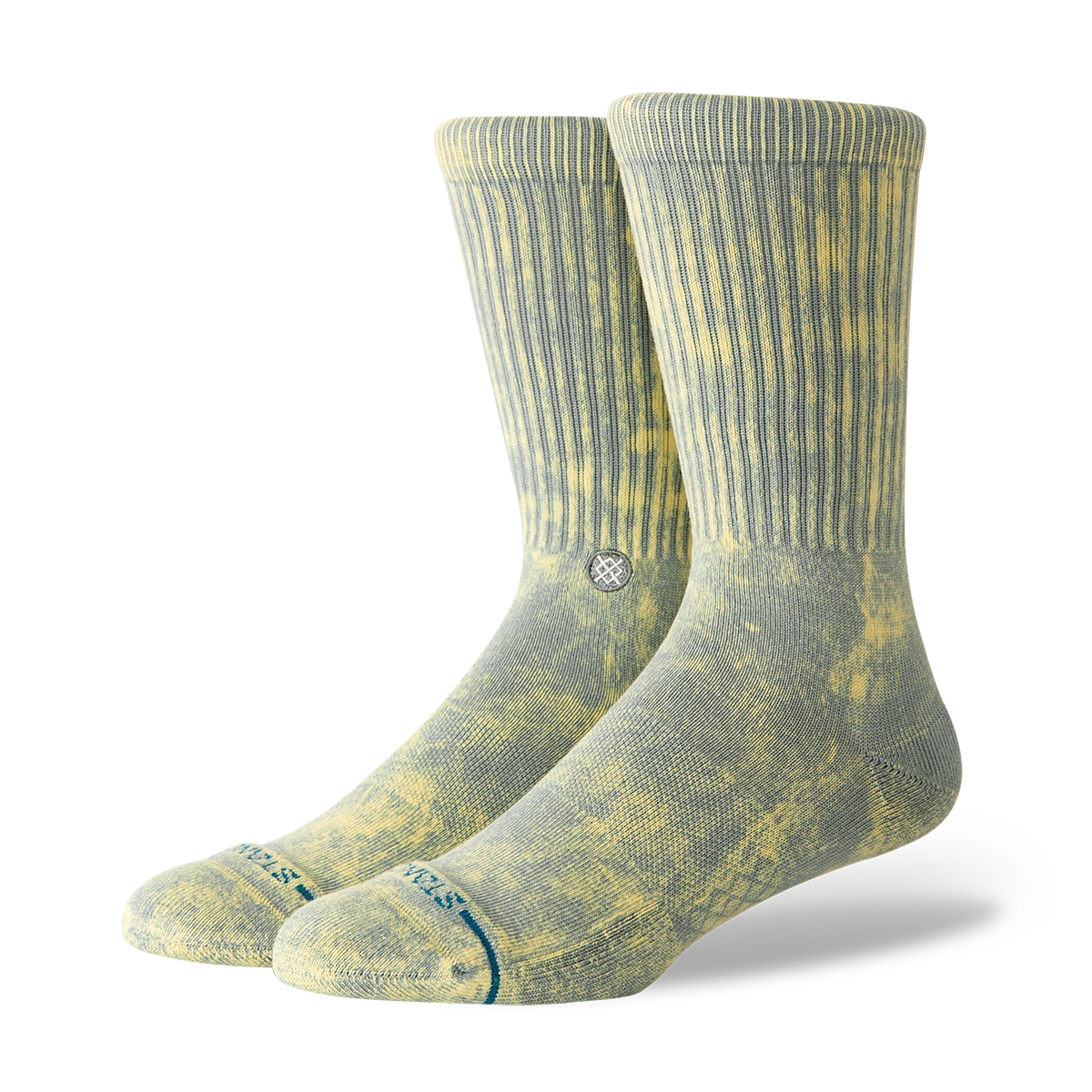 Icon Wash Crew Socke - Yellow Ice