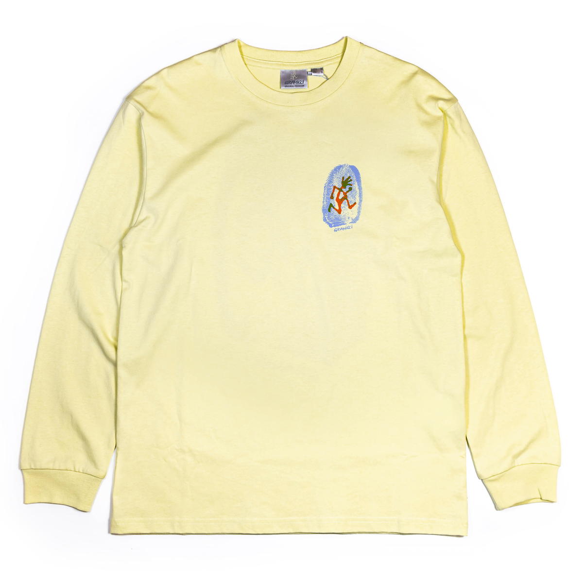 Thumbprint Longsleeve T-Shirt - Lemon