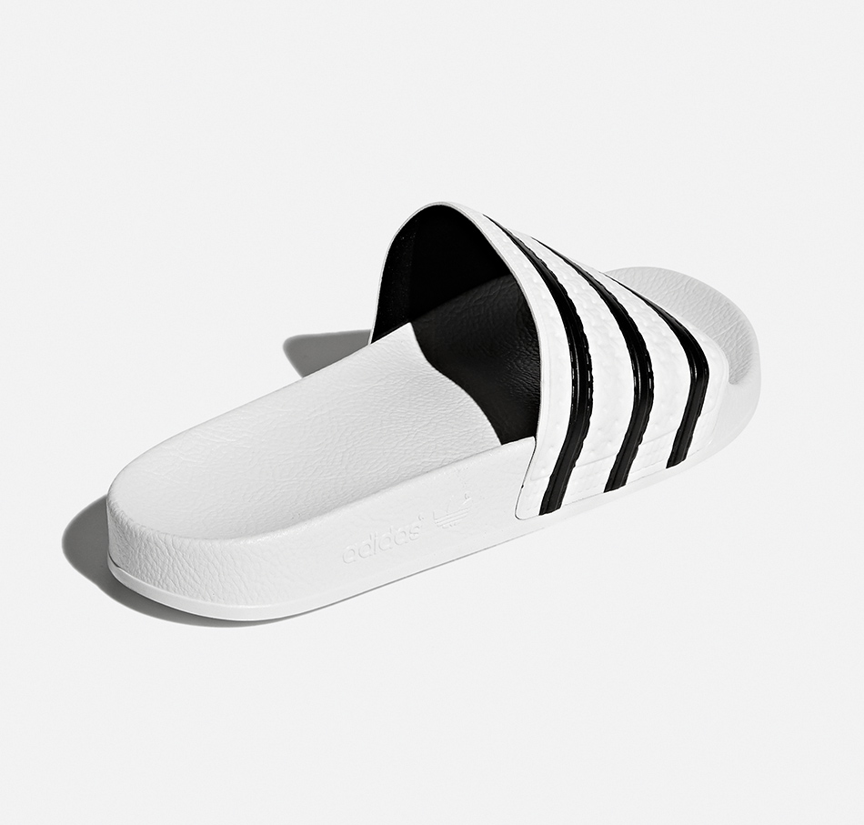 adidas Originals Adilette - White Black