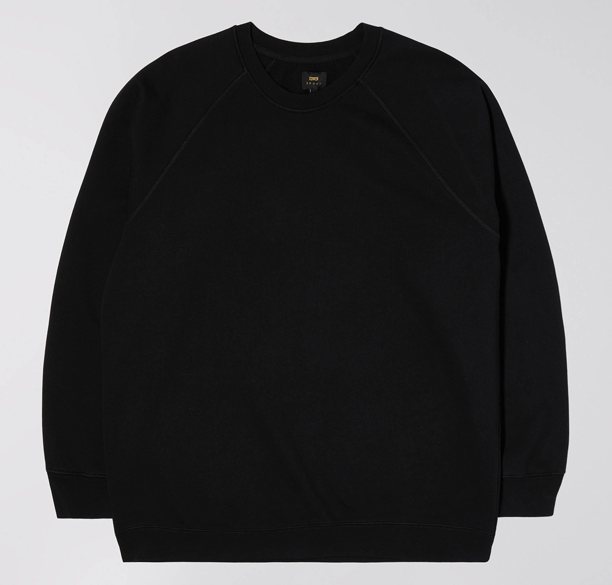 EDWIN x TEIDE - Panther Sweater - Black front flat