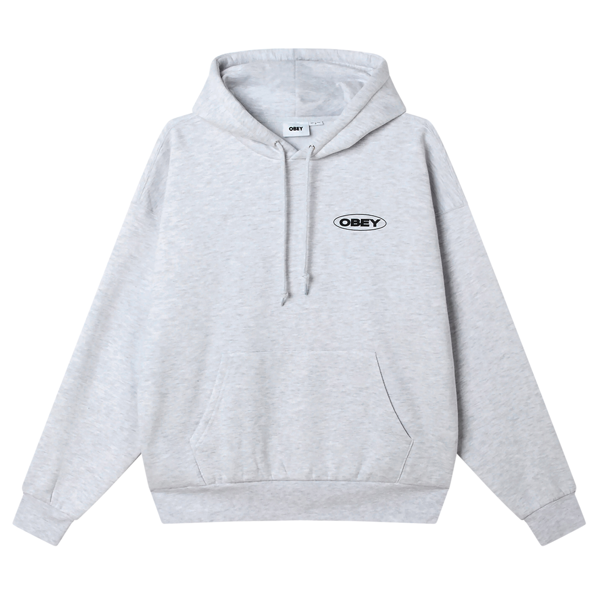 Obey Oval Cities Hoodie - Grey