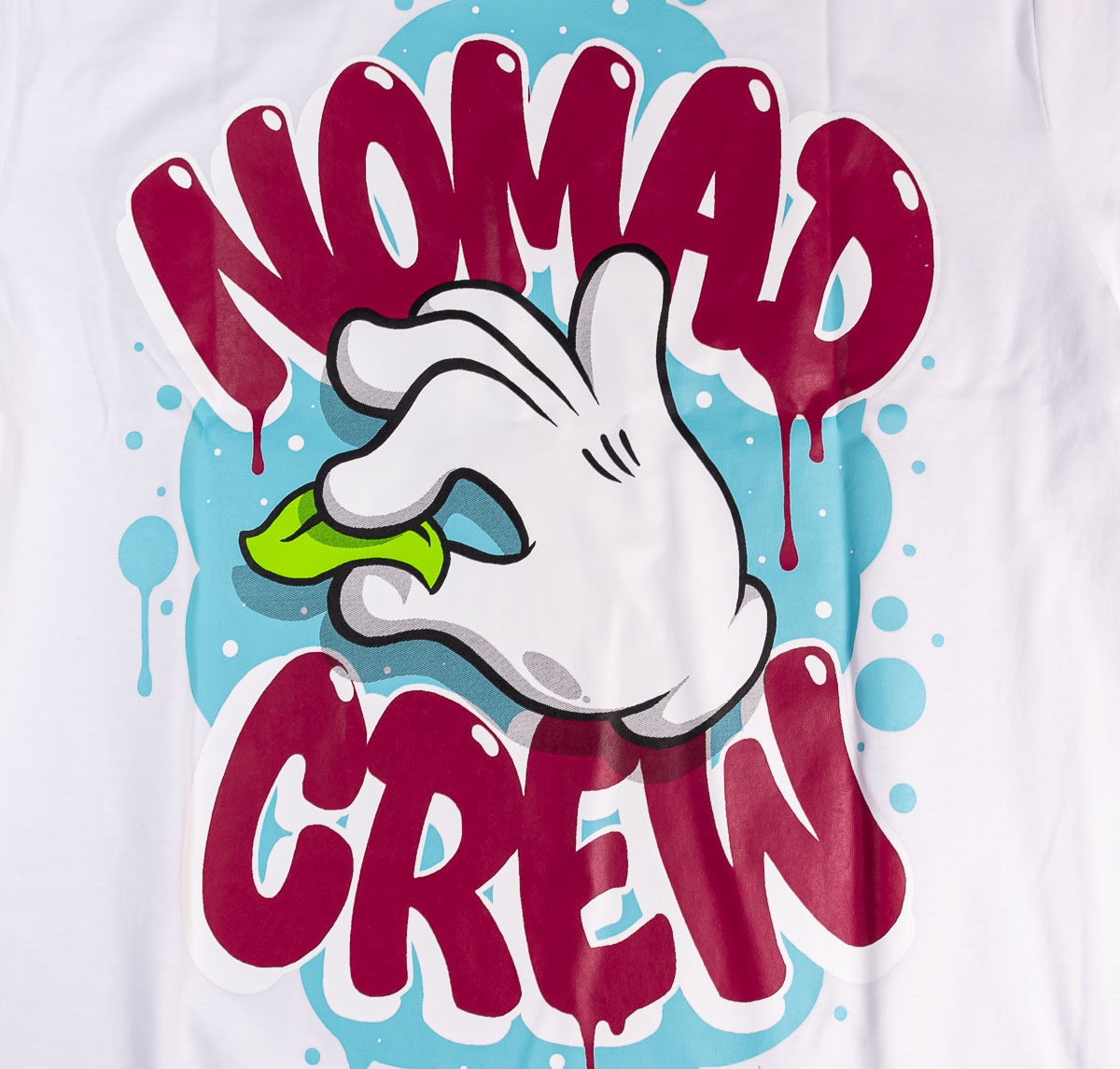 NOMAD Never Not Fresh Shirt - Boogie - White detail