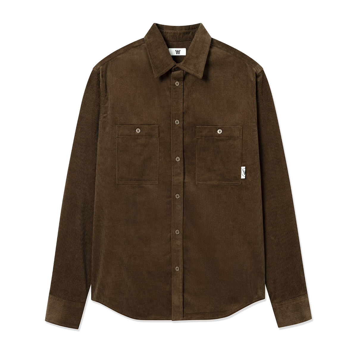 Cooper Cord Overshirt - Brown