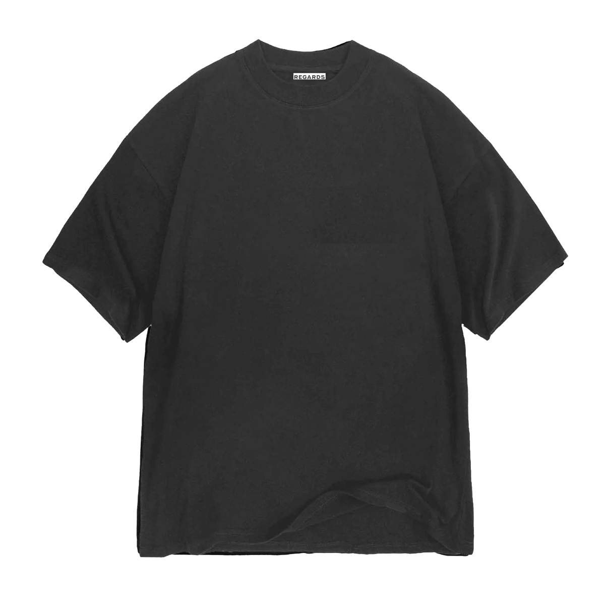 Heavy Oversize T-Shirt - Faded Black Washed