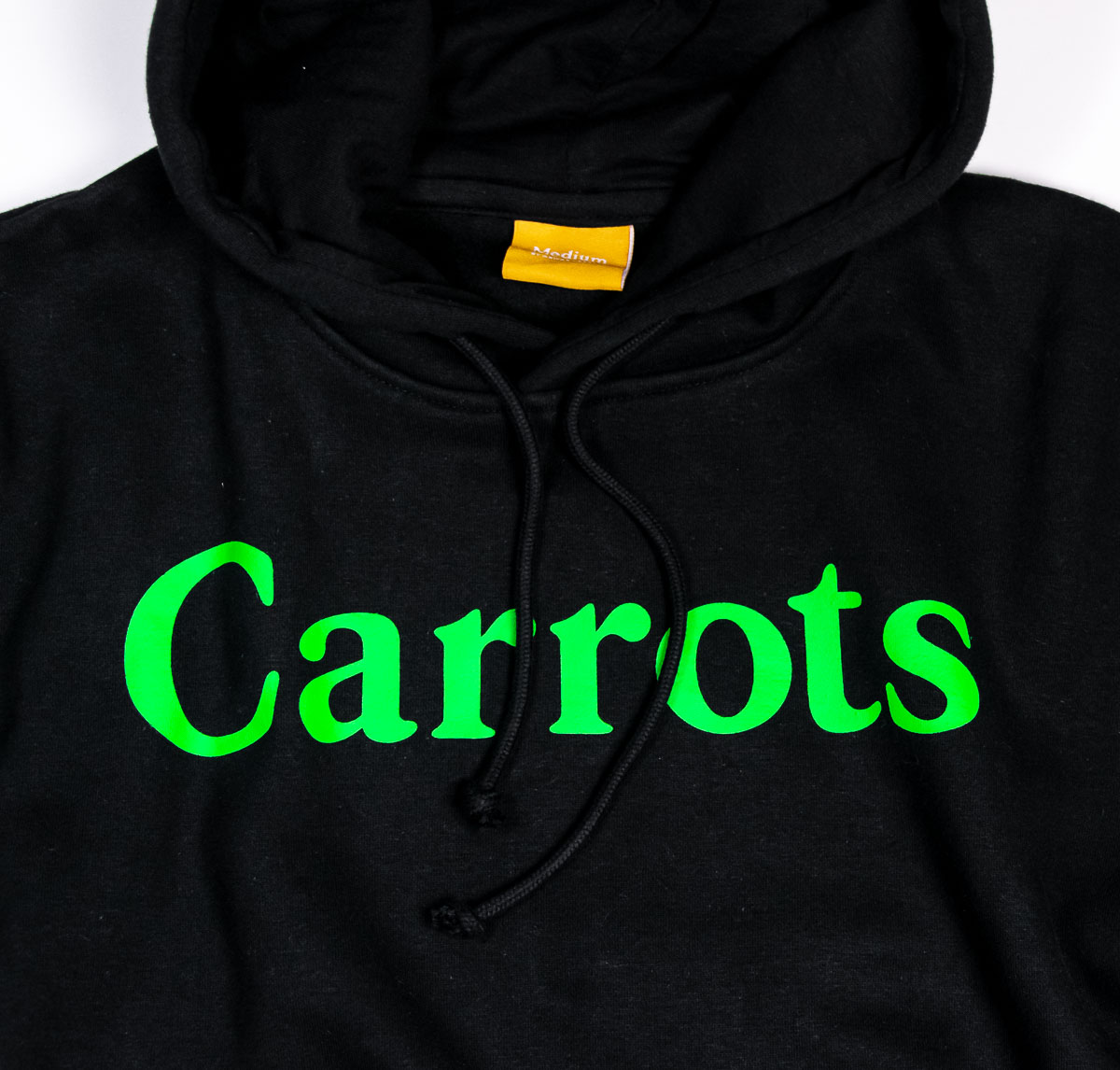 Carrots Wordmark Hood - Black - Detail