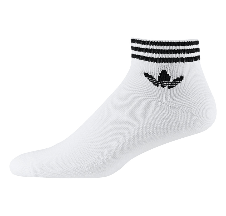 adidas Originals Trefoil Ankle Sock 3Pack - White