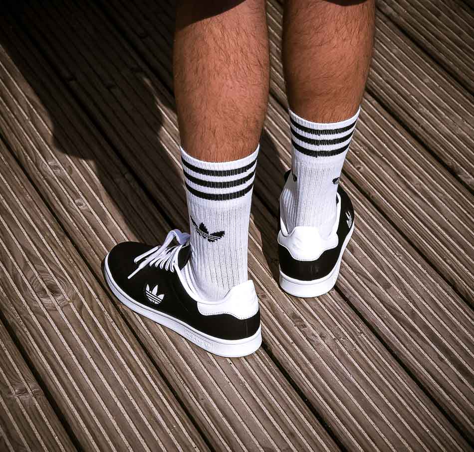 adidas Originals Trefoil Solid Crew Sock 3Pack - White
