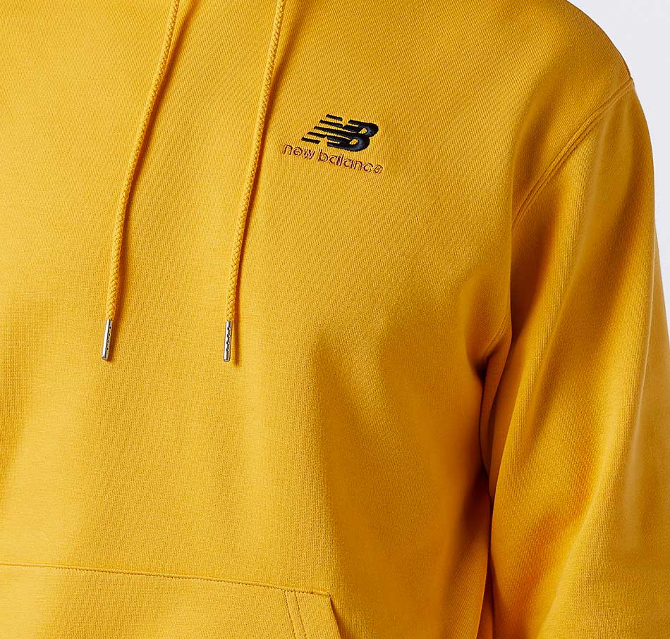 New Balance Essentials Embroidered Hoodie - Aspen Yellow