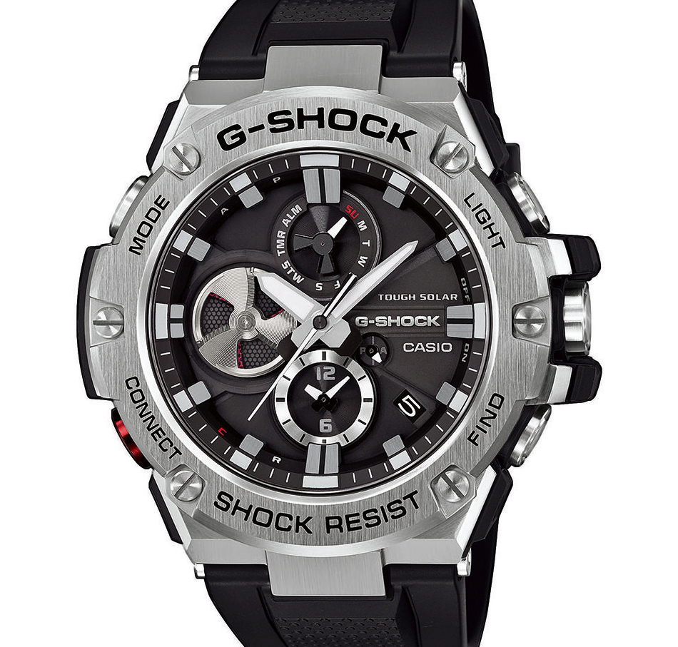 G-SHOCK GST-B100-1AER G-Steel - Silver Black