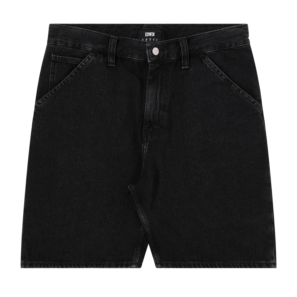 BRIDGER SHORT - 13,5 oz Pembroke Black Denim - Dark Marble Wash