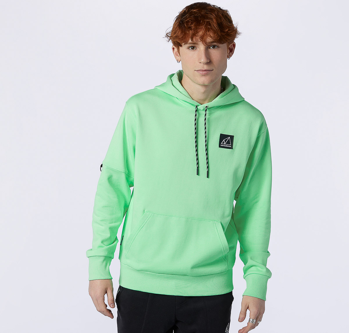 New Balance All Terrain Hoodie - Agave Green front